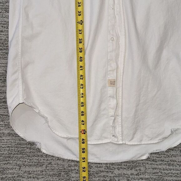 FRANK & EILEEN RORY SHIRT DRESS | VINTAGE WHITE Medium - Picture 10 of 13